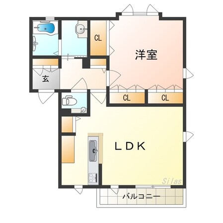 DAIKENN浜寺南町　J棟の物件間取画像